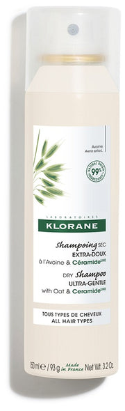 KLORANE SHAMPOO SECCO EXTRA DELICATO AVENA&CERAMIDE TUTTI ITIPI DI CAPELLI SPRAY 150 ML