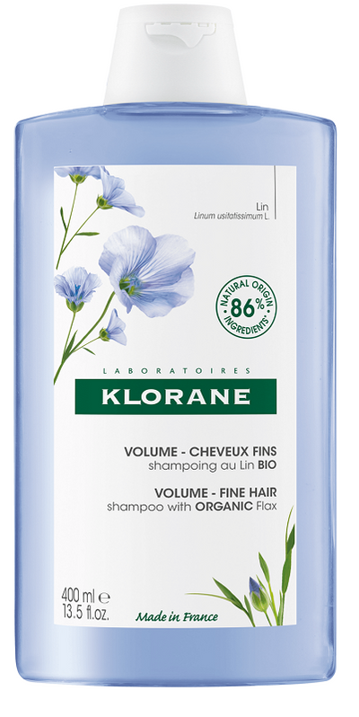 KLORANE SHAMPOO VOLUME FINE HAIR CON LINO 400 ML