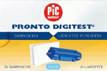 LANCETTE PUNGIDITO PIC DIGITEST GAUGE 28 25 PEZZI + 25 TAMPONCINI ASSORBENTI - LANCETTE PUNGIDITO PIC DIGITEST GAUGE 28 25 PEZZI + 25 TAMPONCINI ASSORBENTI