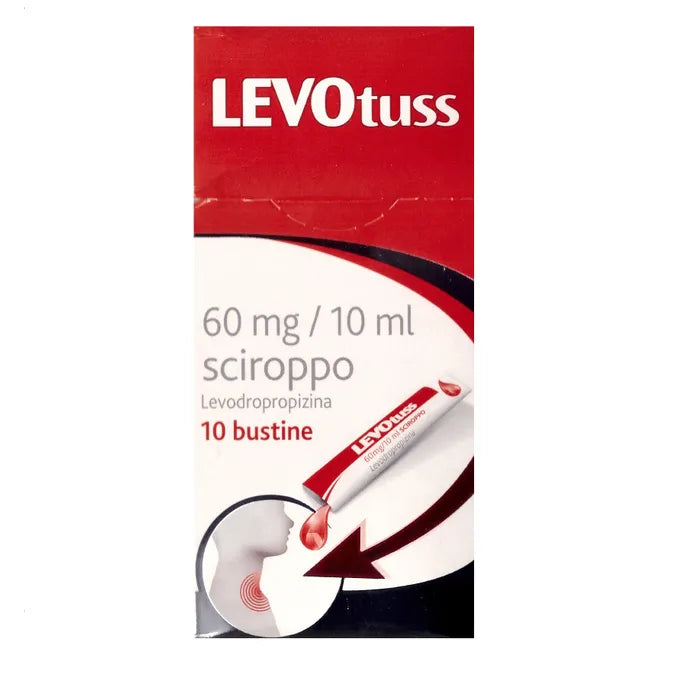 Levotuss Sciroppo 10 Bustine 60mg/10ml - Levotuss Sciroppo 10 Bustine 60mg/10ml