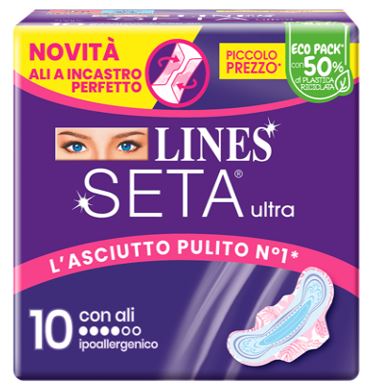 Lines Seta Ultra Assorbenti Ali Dwct 10 Pezzi