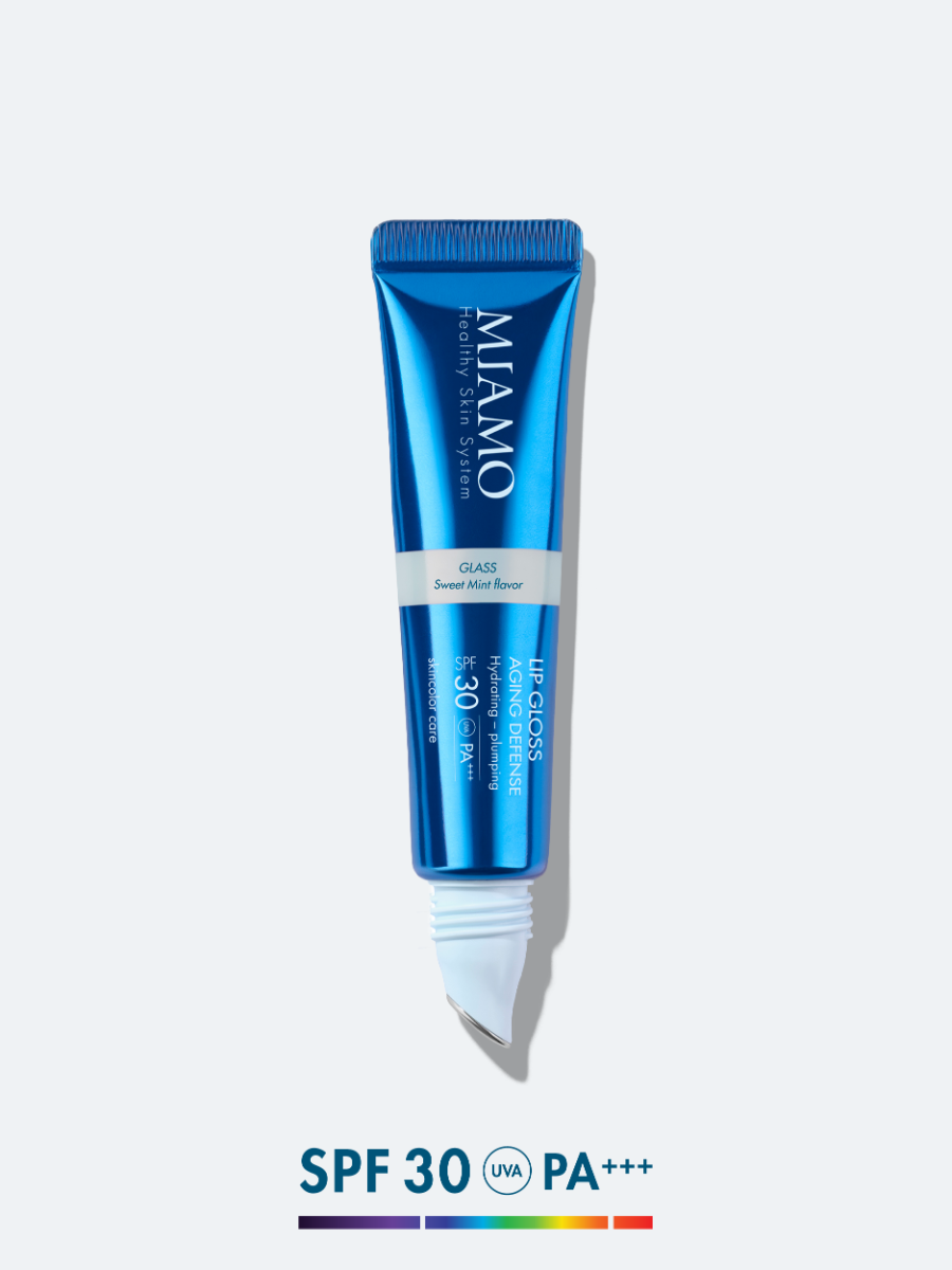 MIAMO Skincolor Care Lip Gloss Aging Defense SPF30+ Pink Dragon Fruit Flavor