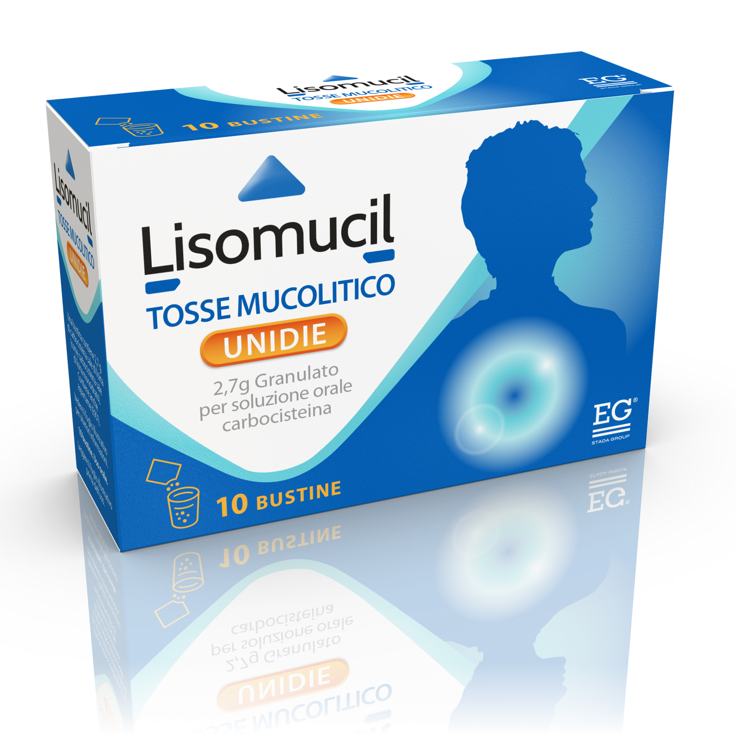 LISOMUCIL TOSSE MUCOLITICO UNIDIE*orale grat 10 bust 2,7 g
