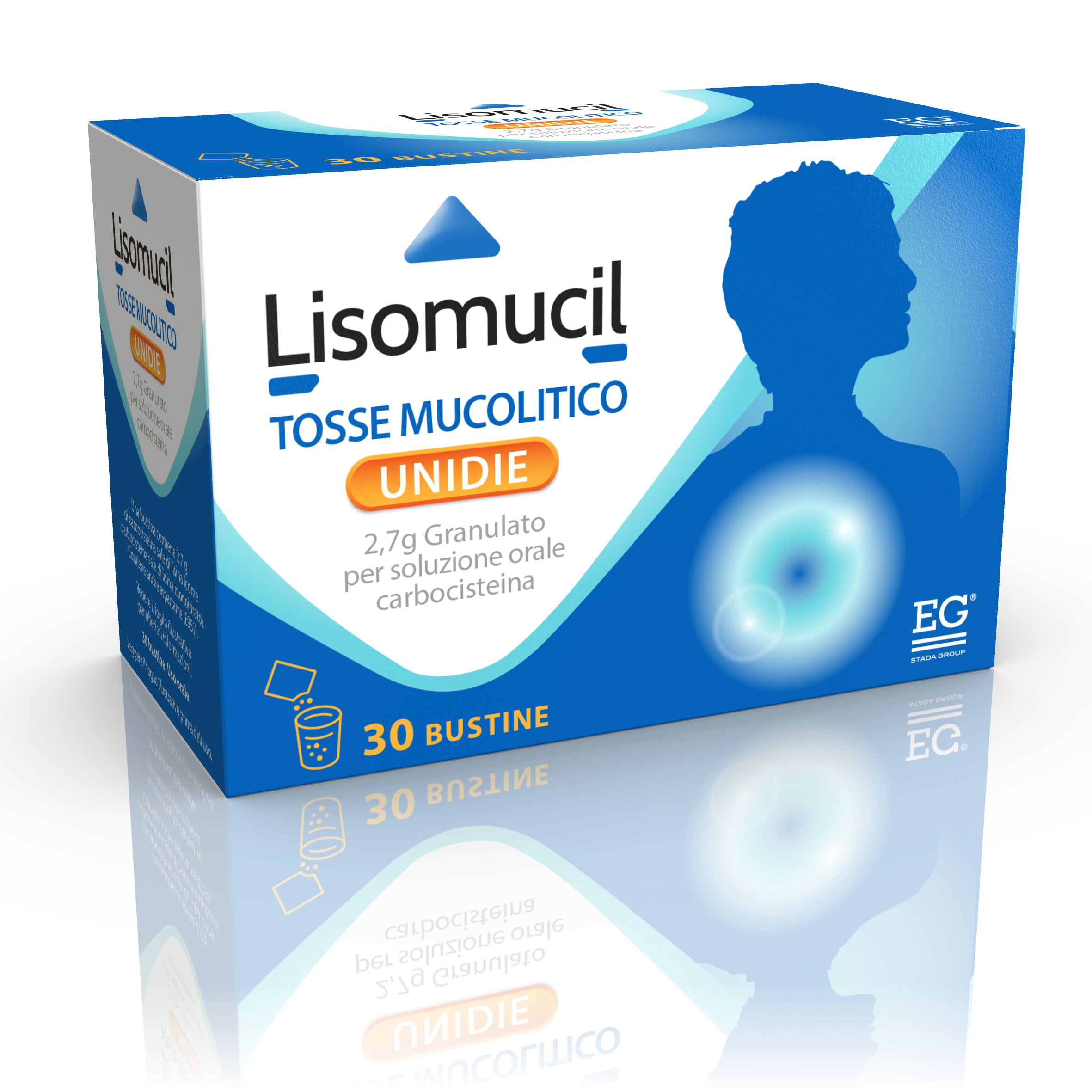 LISOMUCIL TOSSE MUCOLITICO UNIDIE*orale grat 30 bust 2,7 g