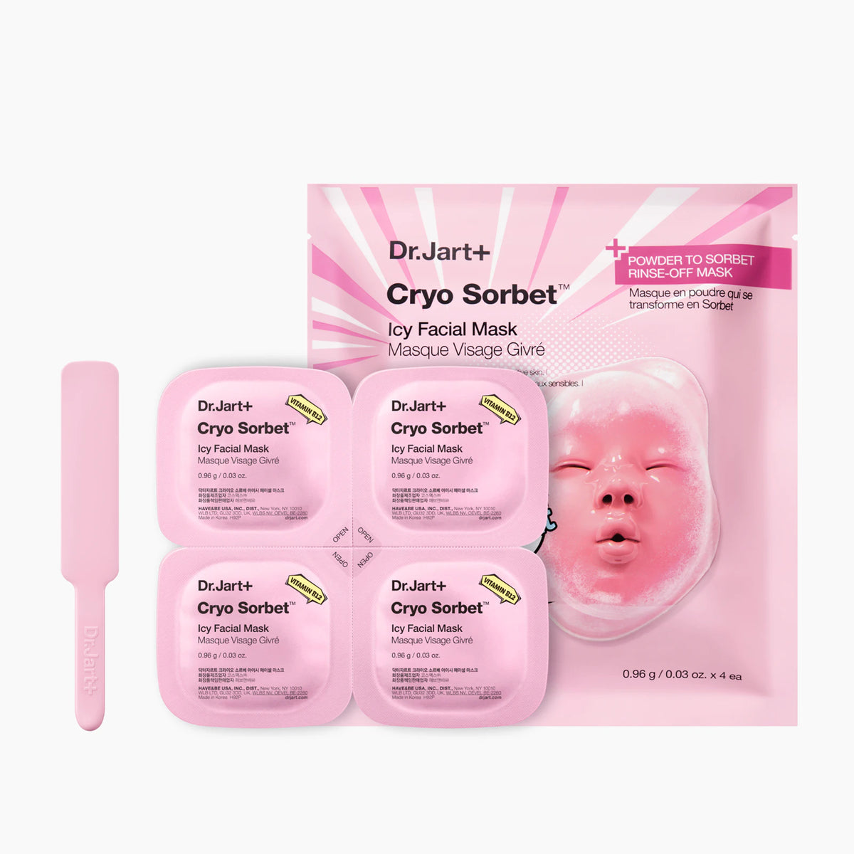 Dr. Jart+ Cryo Sorbet Icy Facial Mask 4 pz