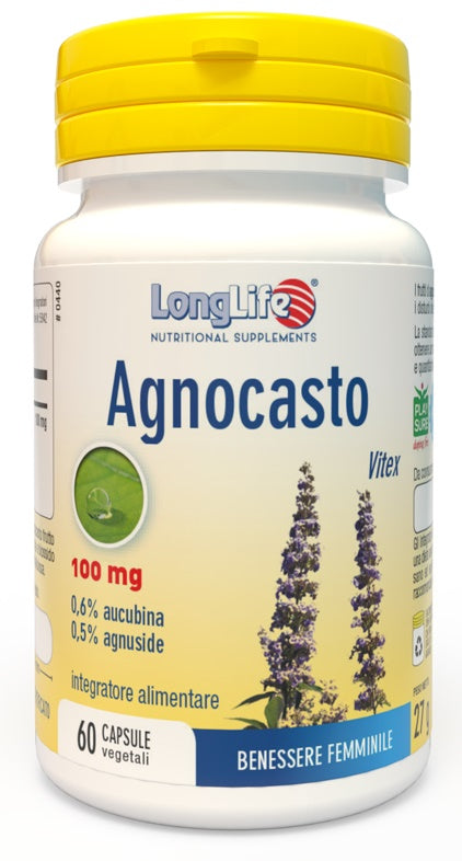 LONGLIFE AGNOCASTO 60 CAPSULE VEGETALI - LONGLIFE AGNOCASTO 60 CAPSULE VEGETALI