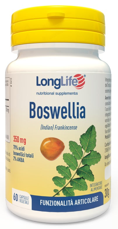 LONGLIFE BOSWELLIA 60 CAPSULE VEGETALI - LONGLIFE BOSWELLIA 60 CAPSULE VEGETALI