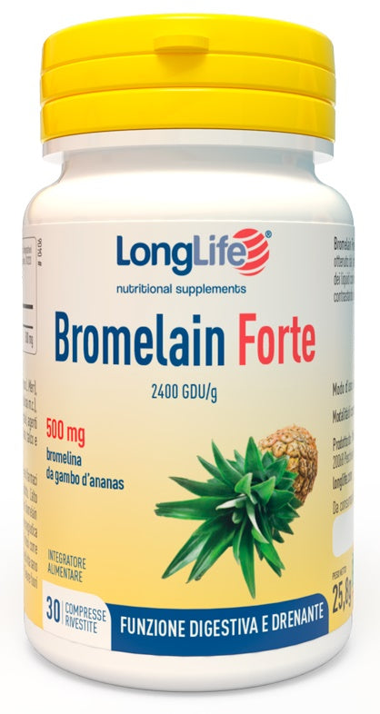 LONGLIFE BROMELAIN FORTE 30 COMPRESSE - LONGLIFE BROMELAIN FORTE 30 COMPRESSE