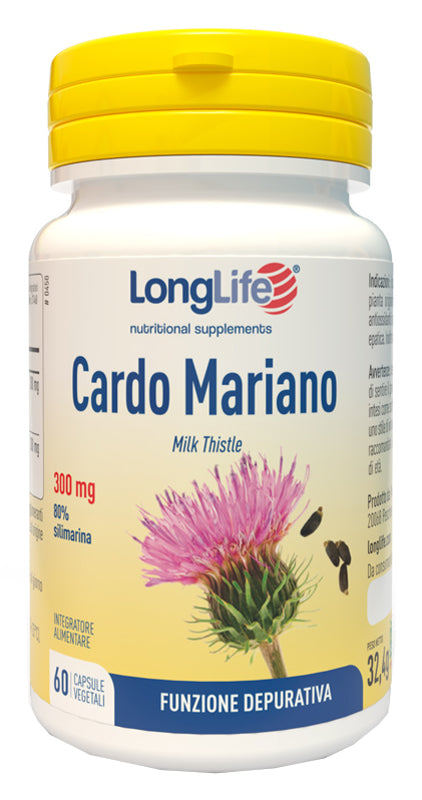 LONGLIFE CARDO MARIANO 60 CAPSULE - LONGLIFE CARDO MARIANO 60 CAPSULE