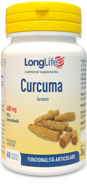LONGLIFE CURCUMA 60 CAPSULE VEGETALI - LONGLIFE CURCUMA 60 CAPSULE VEGETALI