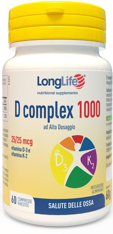 LONGLIFE D COMPLEX 1000 60 COMPRESSE - LONGLIFE D COMPLEX 1000 60 COMPRESSE