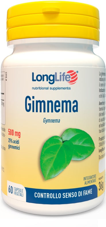 LONGLIFE GIMNEMA 60 CAPSULE VEGETALI - LONGLIFE GIMNEMA 60 CAPSULE VEGETALI