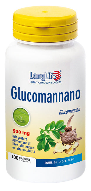 LONGLIFE GLUCOMANNANO 100 CAPSULE VEGETALI - LONGLIFE GLUCOMANNANO 100 CAPSULE VEGETALI