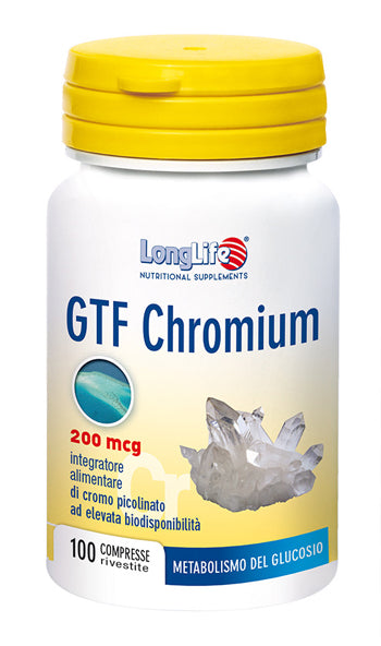 LONGLIFE GTF CHROMIUM 100 COMPRESSE - LONGLIFE GTF CHROMIUM 100 COMPRESSE
