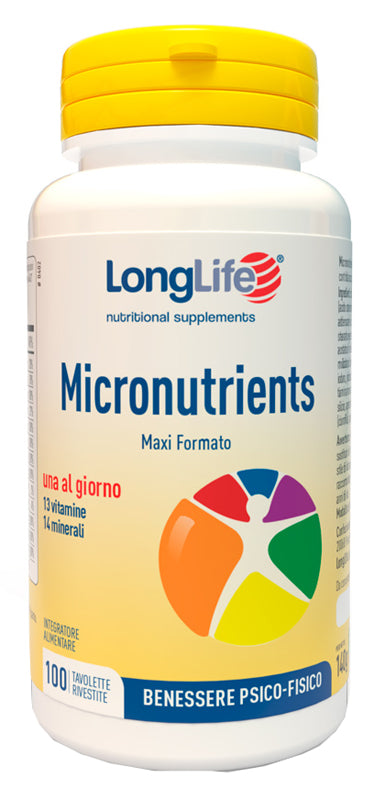 LONGLIFE MICRONUTRIENTS 100 TAVOLETTE - LONGLIFE MICRONUTRIENTS 100 TAVOLETTE