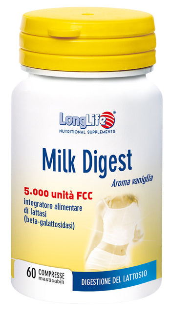 LONGLIFE MILK DIGEST 60 COMPRESSE - LONGLIFE MILK DIGEST 60 COMPRESSE