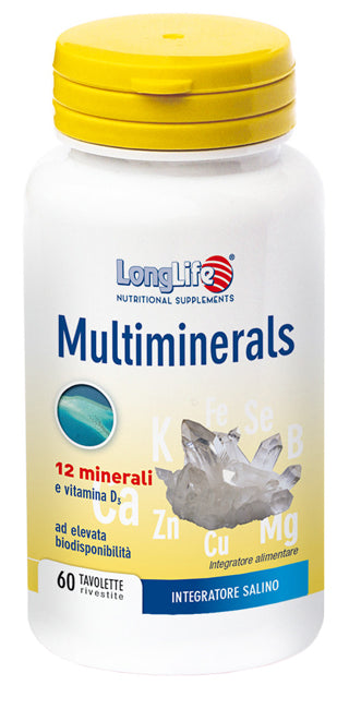 LONGLIFE MULTIMINERALS 60 TAVOLETTE - LONGLIFE MULTIMINERALS 60 TAVOLETTE
