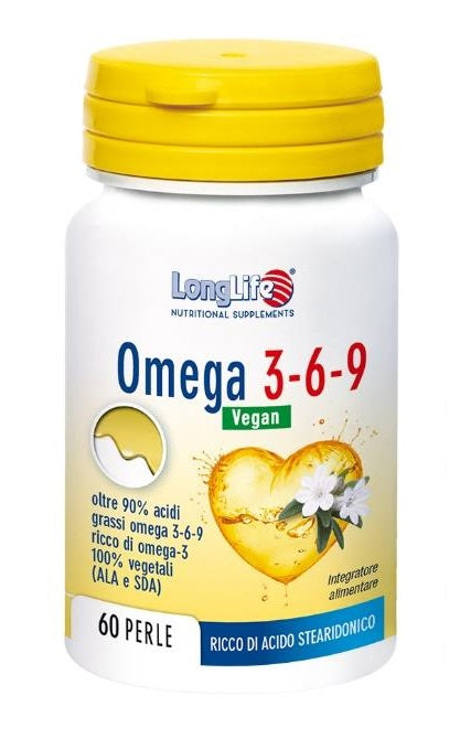 LONGLIFE OMEGA 369 VEGAN 750 MG 60 PERLE - LONGLIFE OMEGA 369 VEGAN 750 MG 60 PERLE