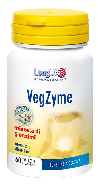 LONGLIFE VEGZYME 60 TAVOLETTE - LONGLIFE VEGZYME 60 TAVOLETTE