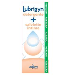 LUBRIGYN COFANETTO DETERGENTE 200 ML + 15 SALVIETTINE - LUBRIGYN COFANETTO DETERGENTE 200 ML + 15 SALVIETTINE