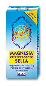 MAGNESIA EFFERVESCENTE (SELLA)*orale polv eff 115 g limone