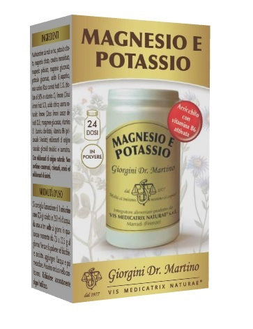 MAGNESIO E POTASSIO POLVERE 180 G - MAGNESIO E POTASSIO POLVERE 180 G