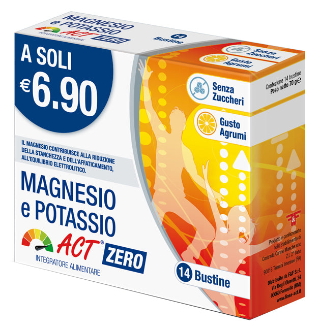MAGNESIO POTASSIO ACT ZERO 14 BUSTINE - MAGNESIO POTASSIO ACT ZERO 14 BUSTINE