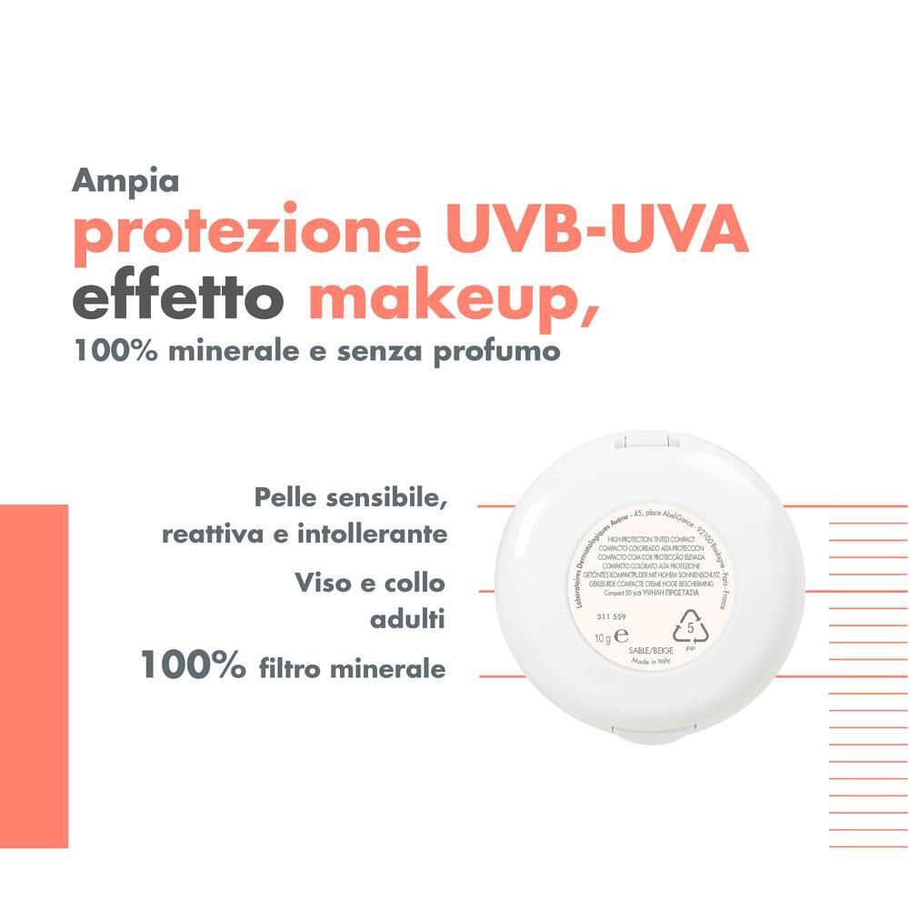 Eau Thermale Avene Compatto SPF 50 Dorato 10g