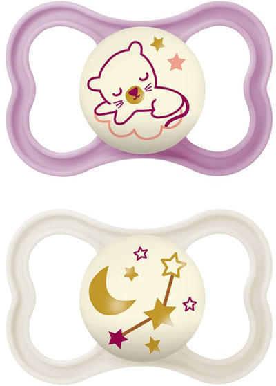 MAM AIR NIGHT SUCCHIETTO 16+ MESI SILICONE DOPPIO FEMMINA