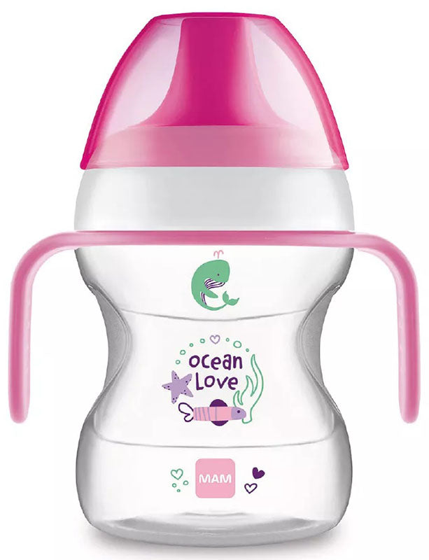 MAM LEARN TO DRINK CUP 190ML FEMMINA - MAM LEARN TO DRINK CUP 190ML FEMMINA
