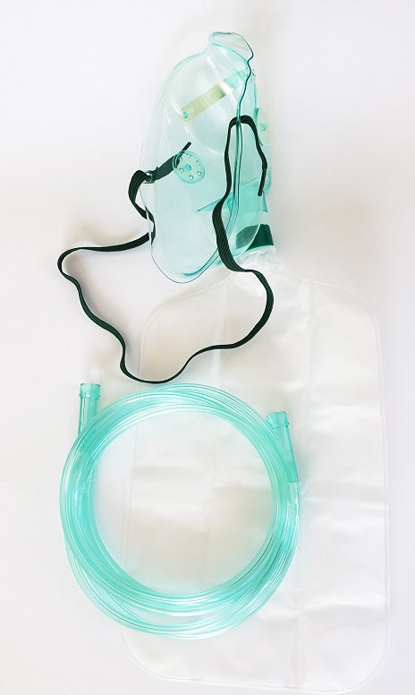 MASCHERA PER OSSIGENO CON RESERVOIR