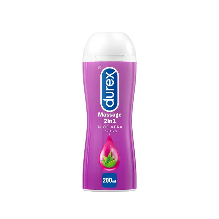 Durex Massage 2in1 - Gel Massaggio Corpo e Lubrificante AloeVera. 200ml