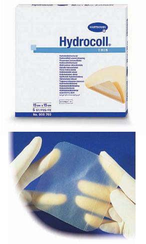 MEDICAZIONE HYDROCOLL THIN IDROCOLLOIDALE SOTTILE ASSORBENTE10X10CM 10 PEZZI