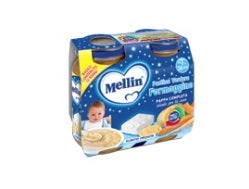 MELLIN BABY CENA COMPLETA FORMAGGINO PASTICA 2 PEZZI DA 200G