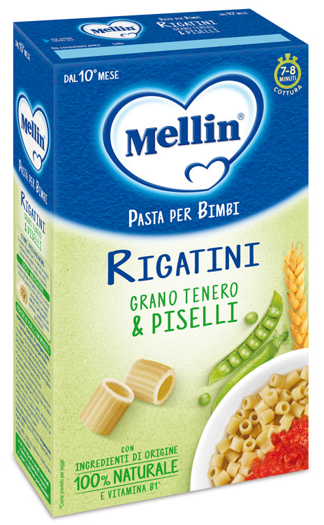 MELLIN RIGATINI CON PISELLI 280 G - MELLIN RIGATINI CON PISELLI 280 G