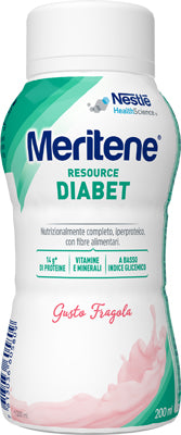 MERITENE RESOURCE DIABET FRAGOLA ALIMENTO IPERPROTEICO 28 VITAMINE E MINERALI 200 ML - MERITENE RESOURCE DIABET FRAGOLA ALIMENTO IPERPROTEICO 28 VITAMINE E MINERALI 200 ML