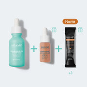 MIAMO Protocollo AntiOx Repair &amp; Protect Vitamin Blend 15% Recovery Serum 30 ml + Pigment Defense Sunscreen Drops SPF50+ 10 ml + Skin Defense Integratore 3 bustine