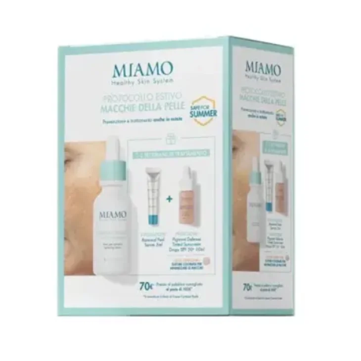 Miamo Protocollo Macchie Estivo Pigment Control 30ml + Pigment Defense + Renewal