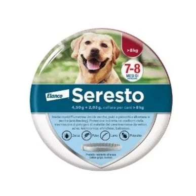 SERESTO 4,50 G + 2,03 G, COLLARE PER CANI Sopra gli 8 KG - SERESTO 4,50 G + 2,03 G, COLLARE PER CANI Sopra gli 8 KG