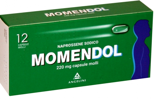 Momendol 12 Capsule Molli 220mg
