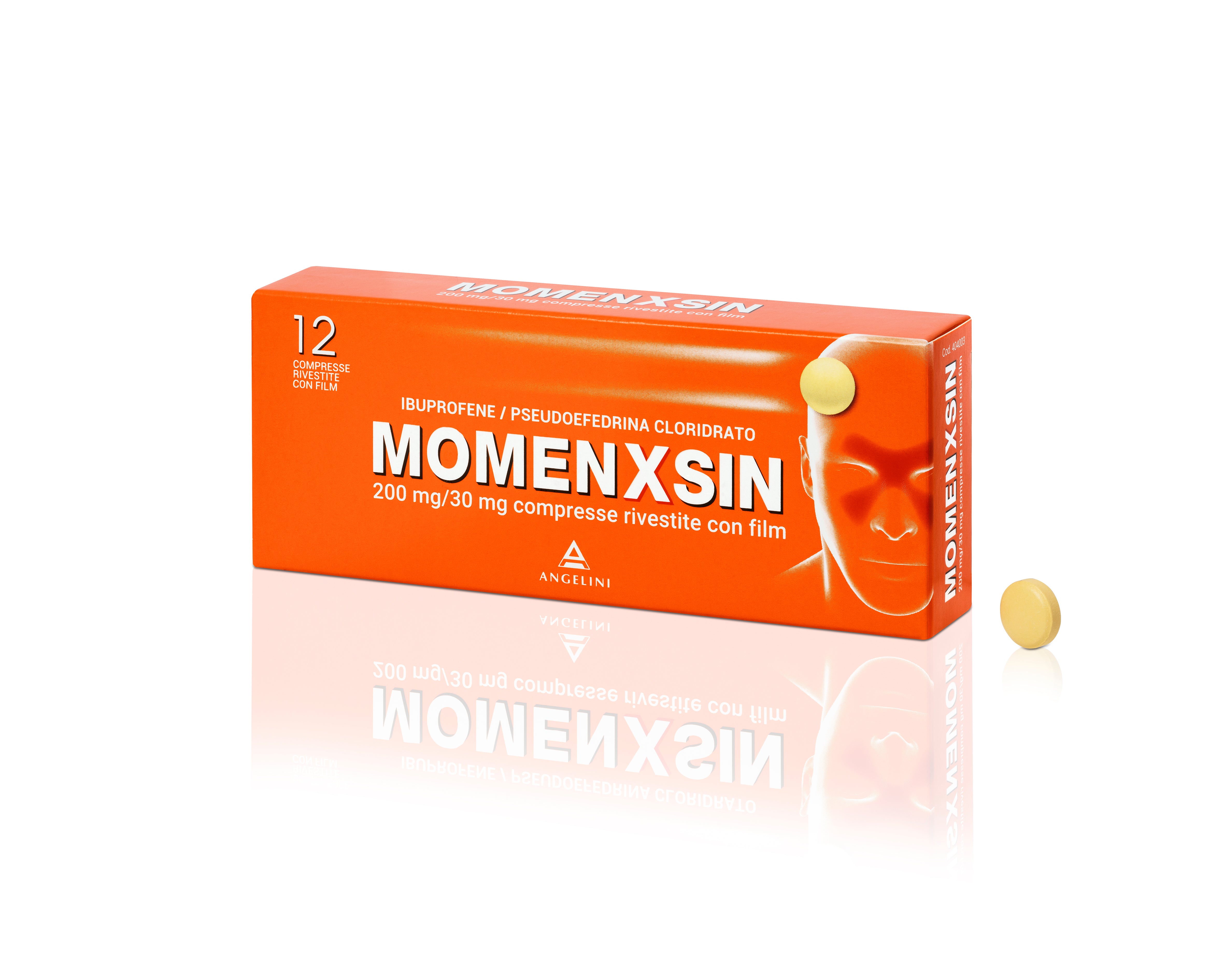 MOMENXSIN 200 MG/30 MG COMPRESSE RIVESTITE CON FILM.