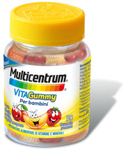 Multicentrum VitaGummy Integratore Vitamine Minerali Bambini 3+ Vitamina D Iodio Ferro 30 Caramelle