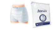MUTANDINA A RETE PER INCONTINENZA SERENITY PANTY COMFORT L 3PEZZI