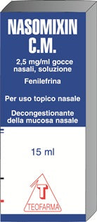 NASOMIXIN C.M. 2,5 MG/ML GOCCE NASALI E SOLUZIONE - NASOMIXIN C.M. 2,5 MG/ML GOCCE NASALI E SOLUZIONE