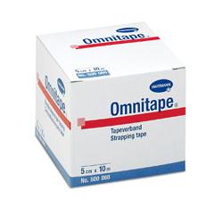 NASTRO ADESIVO ANELASTICO OMNITAPE PER TAPING VISCOSA 100% BIANCO M10X5CM