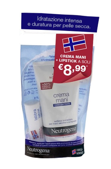 NEUTROGENA MANI PROFUMATO + LIPSTICK BUNDLE
