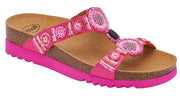 CALZATURA NEW BOGOTA' WEDGE SATIN+BEADS W FUCHSIA 38