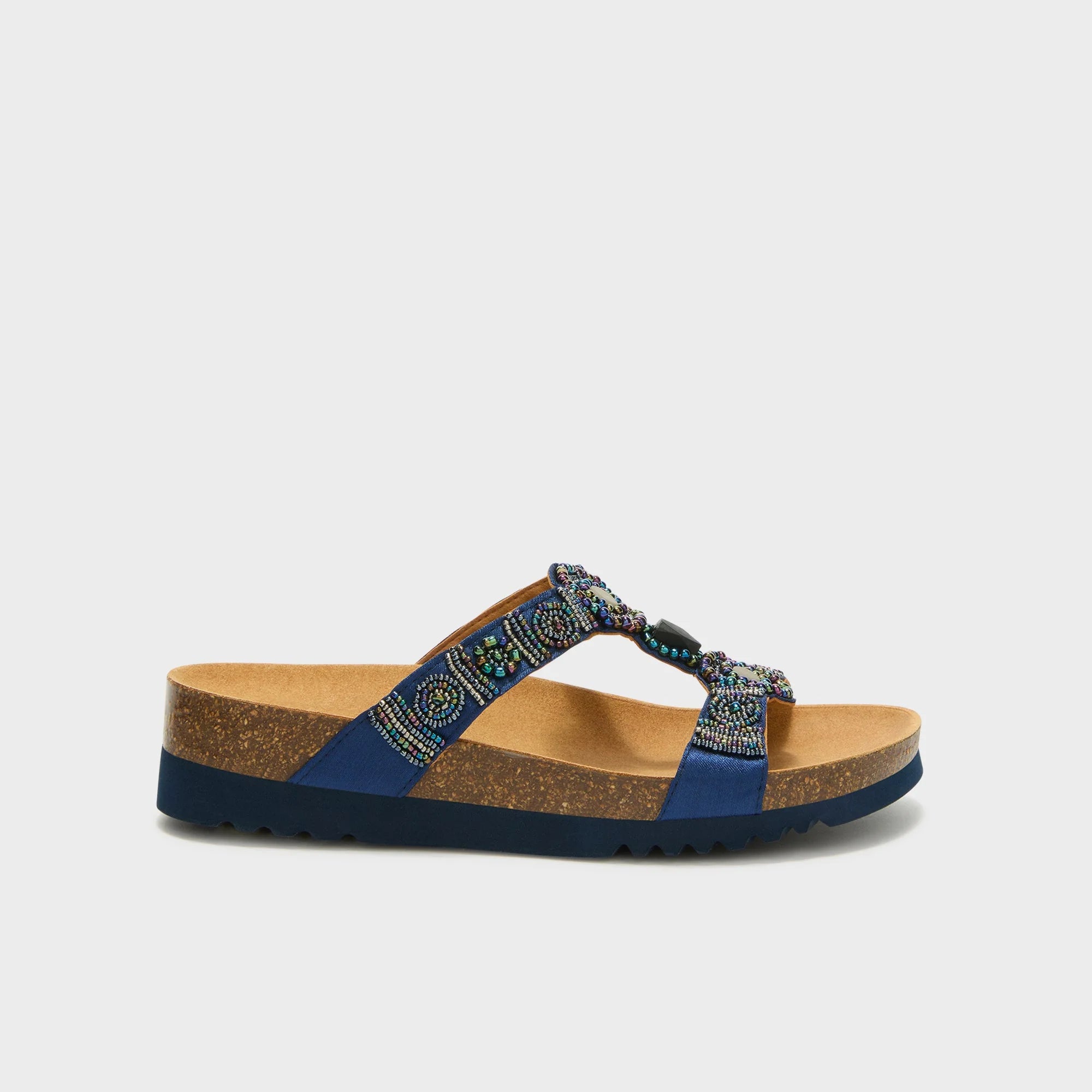 NEW BOGOTA' WEDGE TEXSAT W D BLUE/MULTI 40