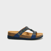 NEW BOGOTA' WEDGE TEXSAT W D BLUE/MULTI 41