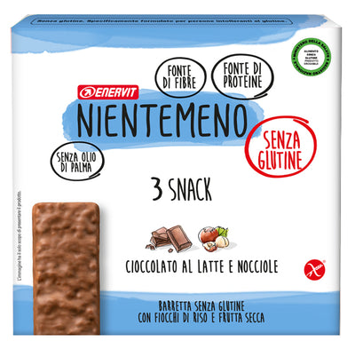 Enervit Nientemeno Barretta Cioccolato Latte e Nocciola 3x21g